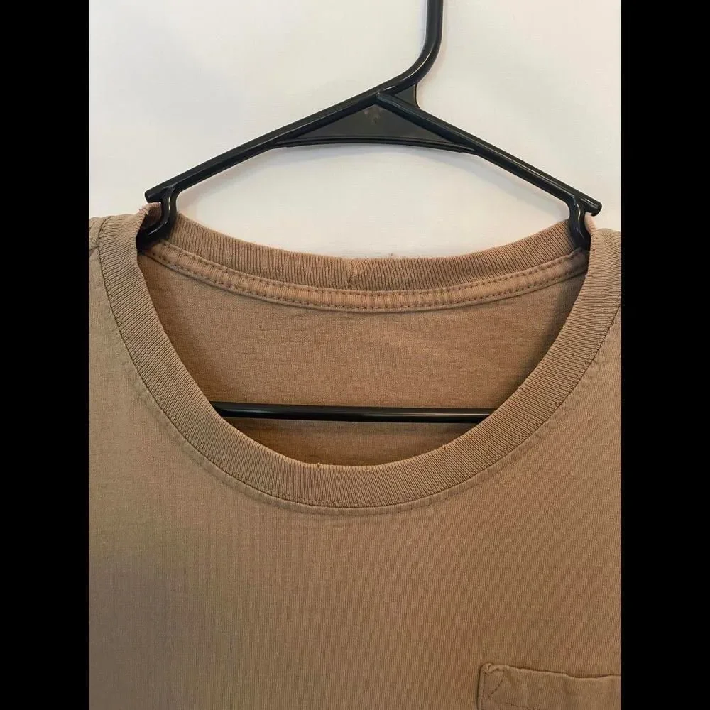 Carhartt Brown Pocket Tee Shirt Brown Mens Size Medium - Picture 3 of 7